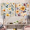 Forbach - Abstract Botanicals Square Collage Set Of 2