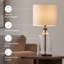 Lampe de table claire 22 po Batty