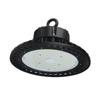 LED UFO Shoplight Dimmable High Bay Light 37200lm Super Bright