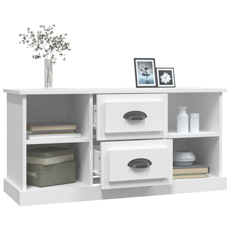 Liara Unfinished TV Stand for TVs up to 43", White