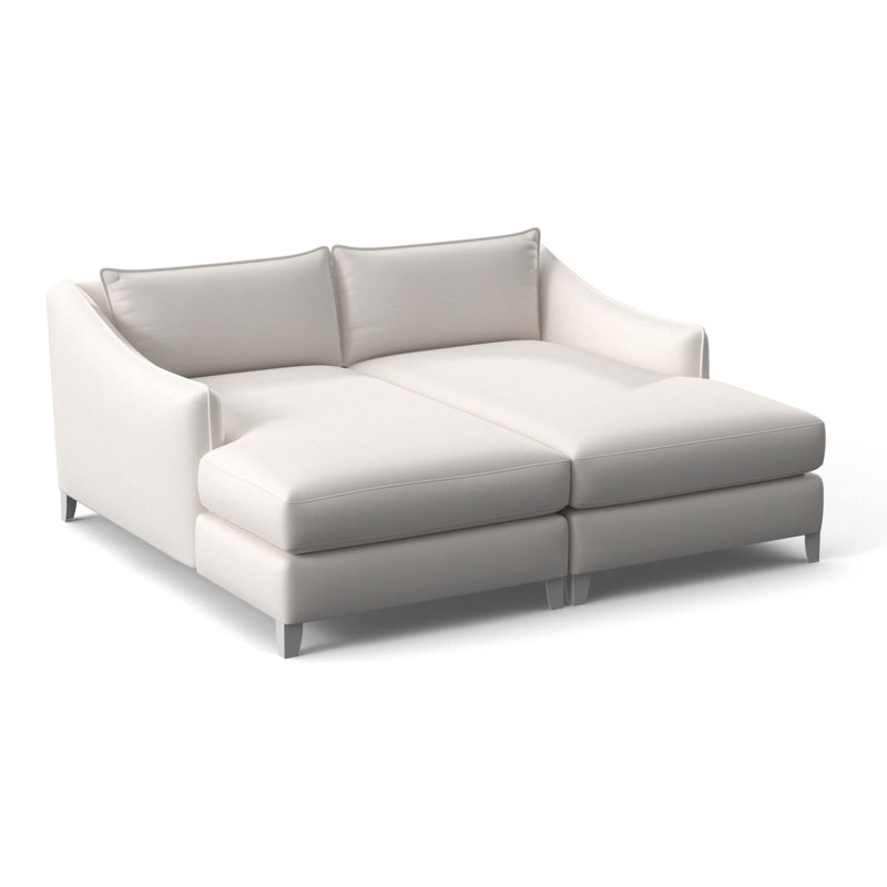Monterey Outdoor Chaise Lounge, Sailcloth Salt