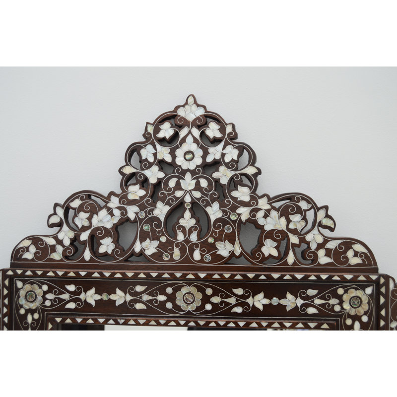Syrian Arch Solid Wood Wall Mirror
