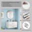 Meuble-lavabo mural brillant avec miroir-532883749-532883744-532883748