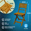 Marazzi 2 - Person Patio Dining Set Rectangular Table