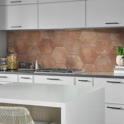 Americana Boston 14" x 16" Porcelain Stone Look Wall & Floor Tile