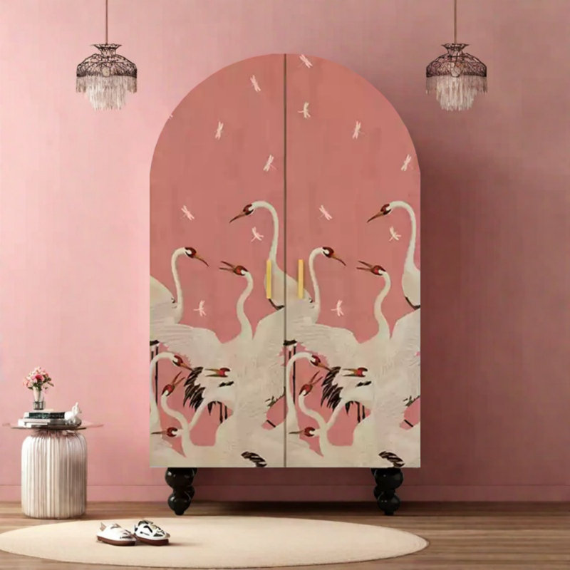 Armoire moderne à double porte minimaliste