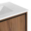 Meuble-lavabo de 30 po - Fabrication en bois d'ingénierie Armoire à 2 portes Finition de surface lisse Résistance à long terme Résistance autoportante de style américain Évier en céramique inclus pour l'humidité 2 portes-1882733444