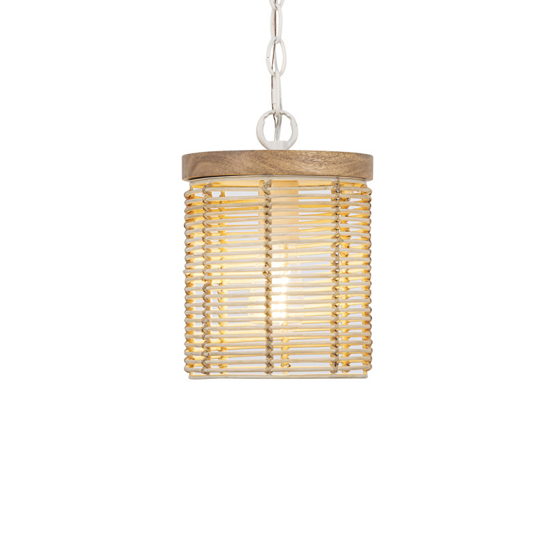 Mini-luminaire suspendu Vannerie
