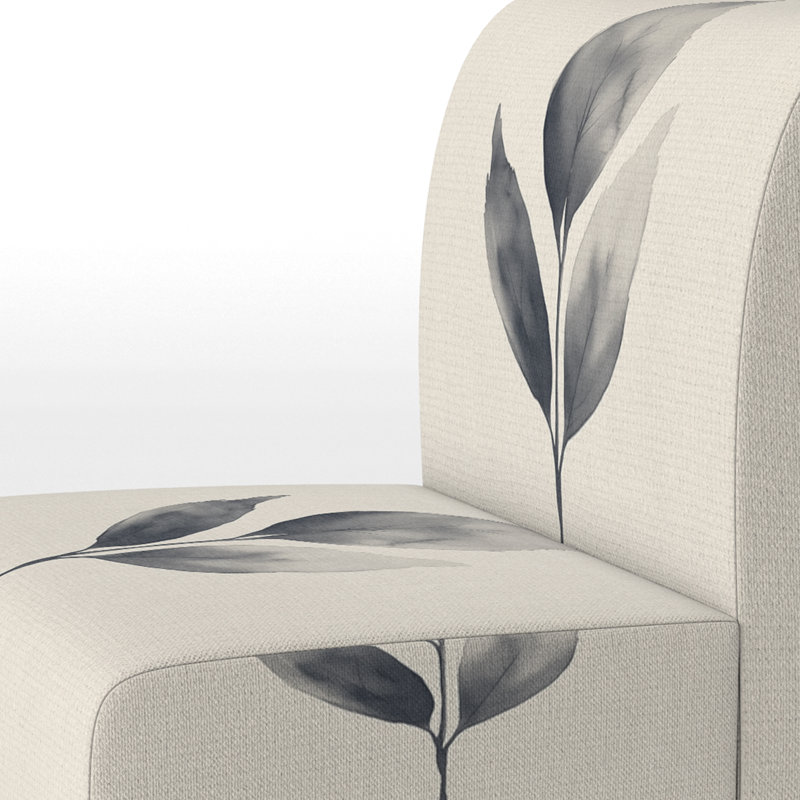 Fauteuil de chambre Leaves, Slipper Armless