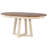 Carmavy Round Extendable Solid Wood Pedestal Dining Table-1777499329