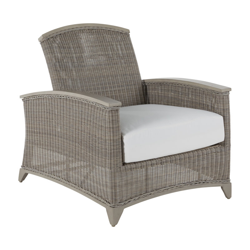 Astoria Patio Chair with Cushions, Welt, Rollo Lace InsideOut® Linen, Astoria #24 Oyster