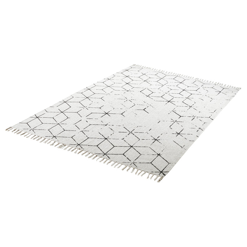 Castle Geometric Hand Woven Area Rug, Rectangular 160 x 230cm