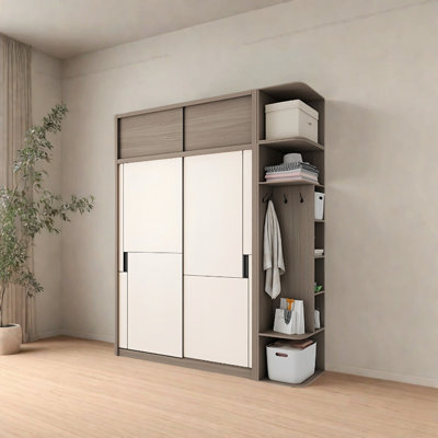 Modern Simple Sliding Door Wardrobe