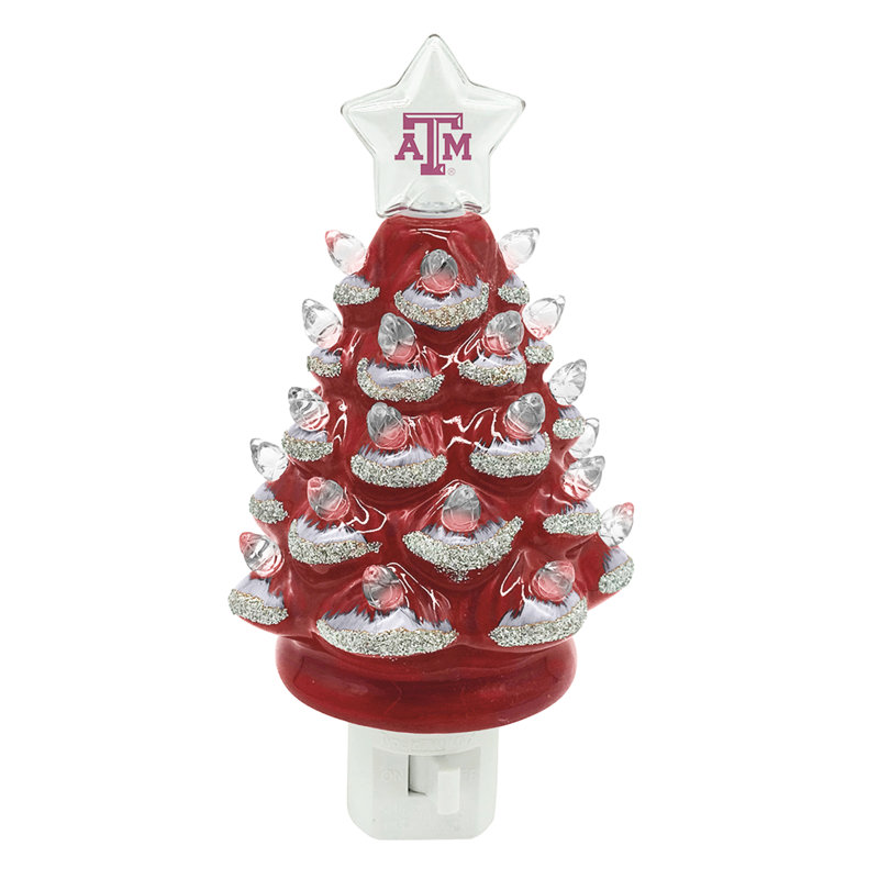 Arbre de Noël 6,5 po Nite Lite, Texas A&M Aggies