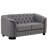 Velvet Round Arm Sofa-1153889649-1195730211