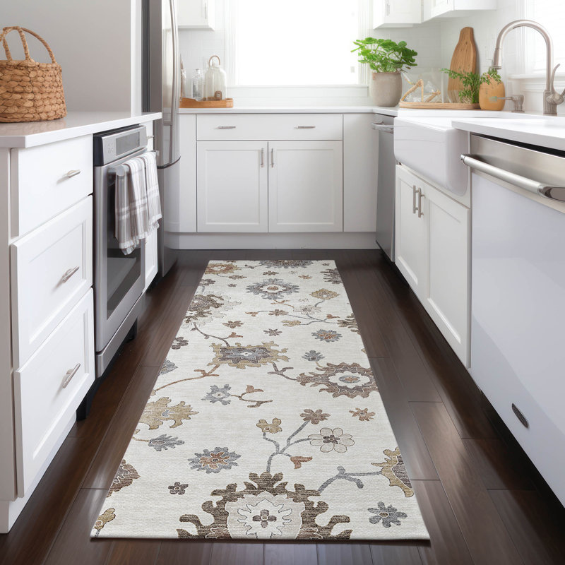  Malchow Non-Slip Indoor Outdoor Door Mat, Runner 2'3" x 7'6"