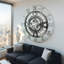 Horloge murale 36 "surdimensionnée pour le salon-123169115
