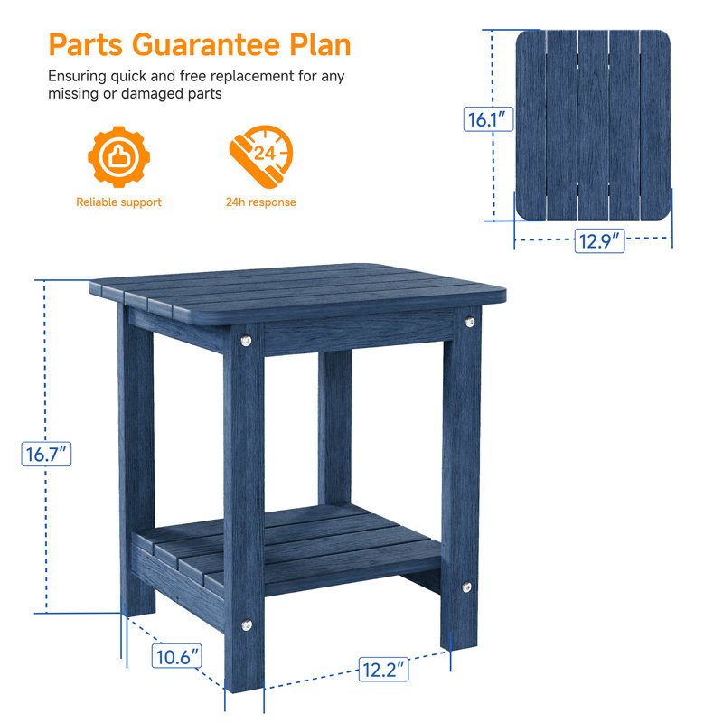 Table de bout pour l'extérieur Bertoncini, Marine