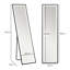 Danetra Metal Rectangle Floor Mirror