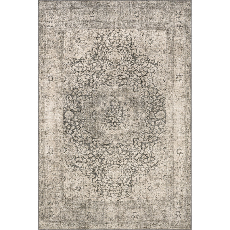 Tapis en mélange de jute de polyester Jeccica, Rectangle 4 pi x 6 pi