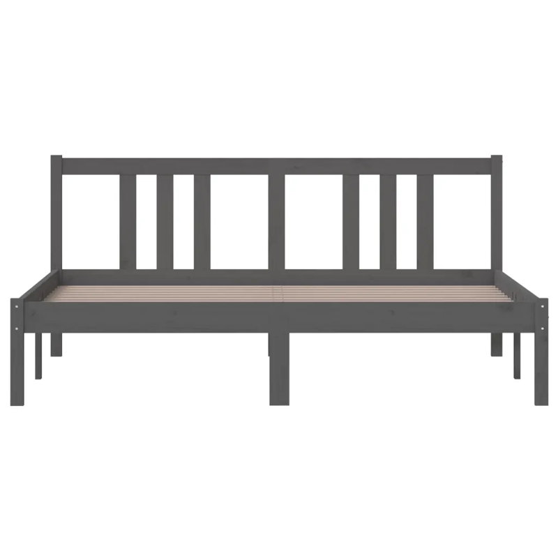 Bed Frame Solid Wood, Kingsize (5')