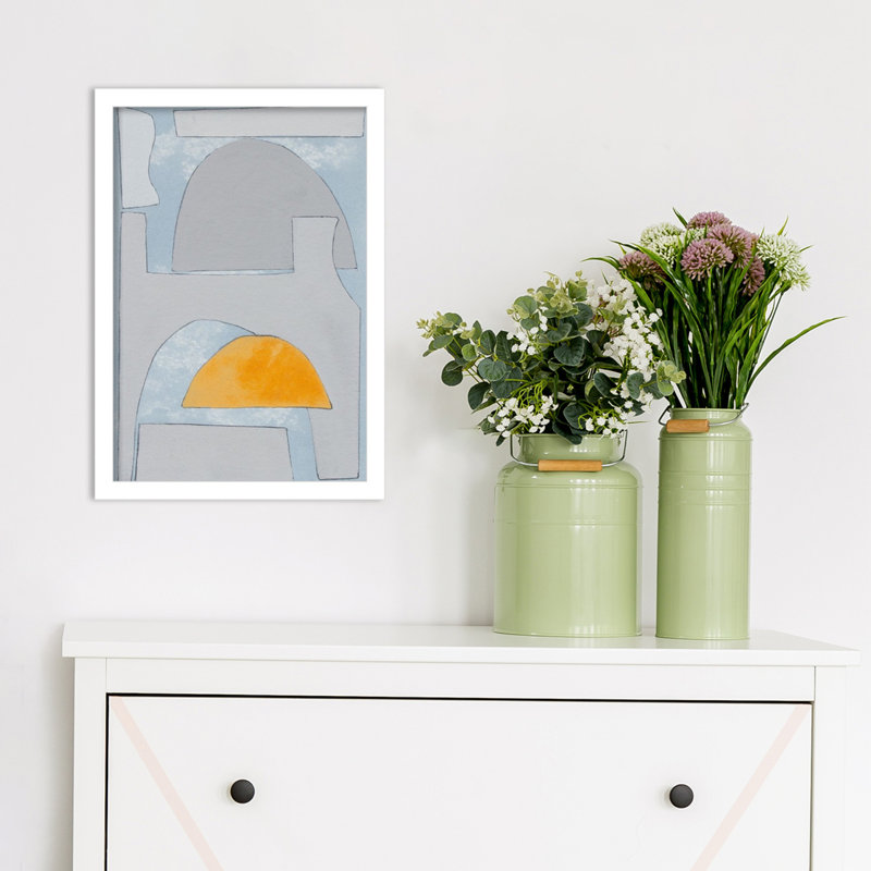 Elements Of The Chateau VI by Rob Delamater, White, 41" H x 29" W x 1" D