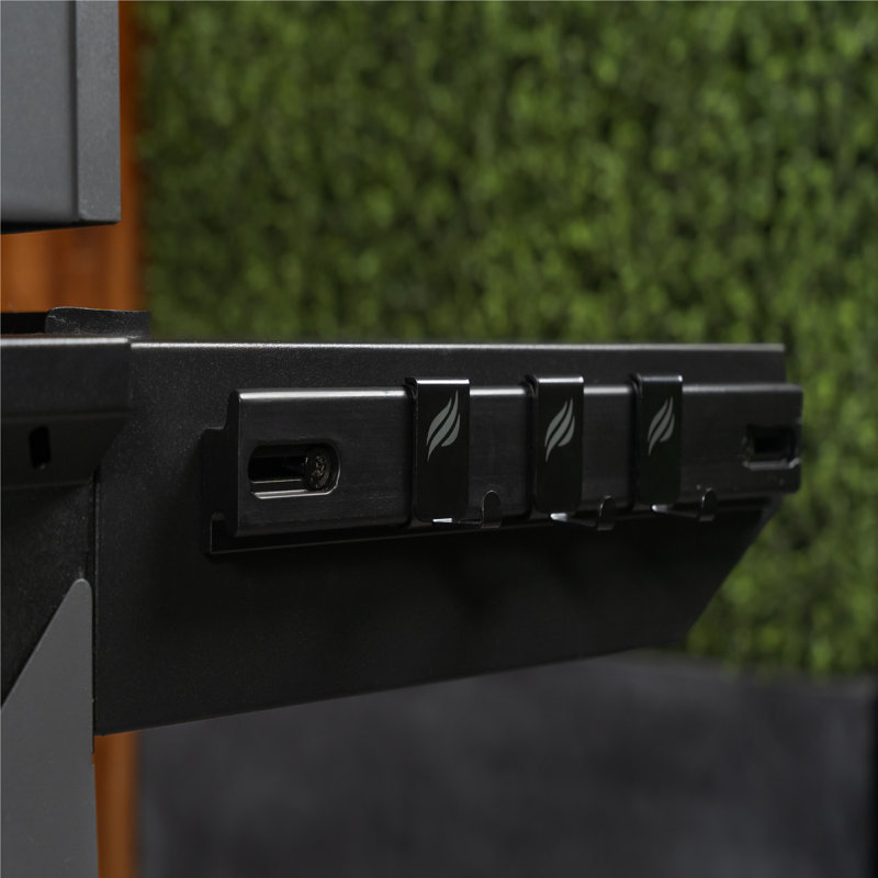 Blackstone Side Shelf Rail Accessory with Tool Hooks