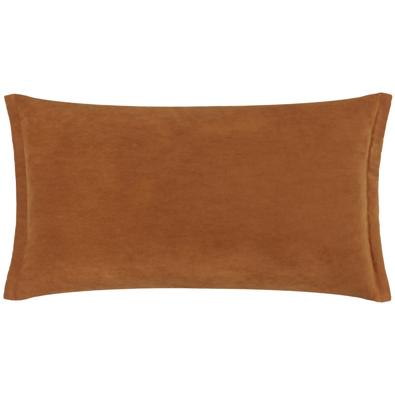 Alfanette Rectangular Throw Pillow Cover, Orange