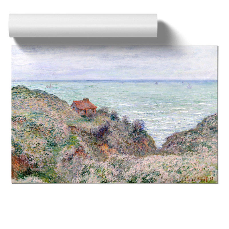 Cabin Of The Customs Watch by Claude Monet - No Frame Painting, 42cm H x 59cm W x 0.1cm D