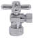 Toilet Kit with Turn Nominal Compression Stop and Wax Ring - Cross Handle