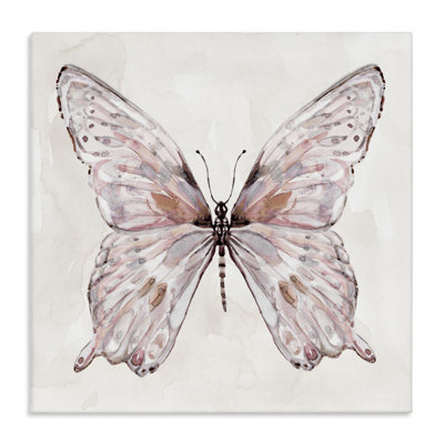 Faded Blush Butterfly Canvas, design by Carol Robinson