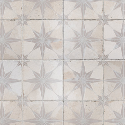 Kings 18" x 18" Ceramic Patterned Wall & Floor Tile