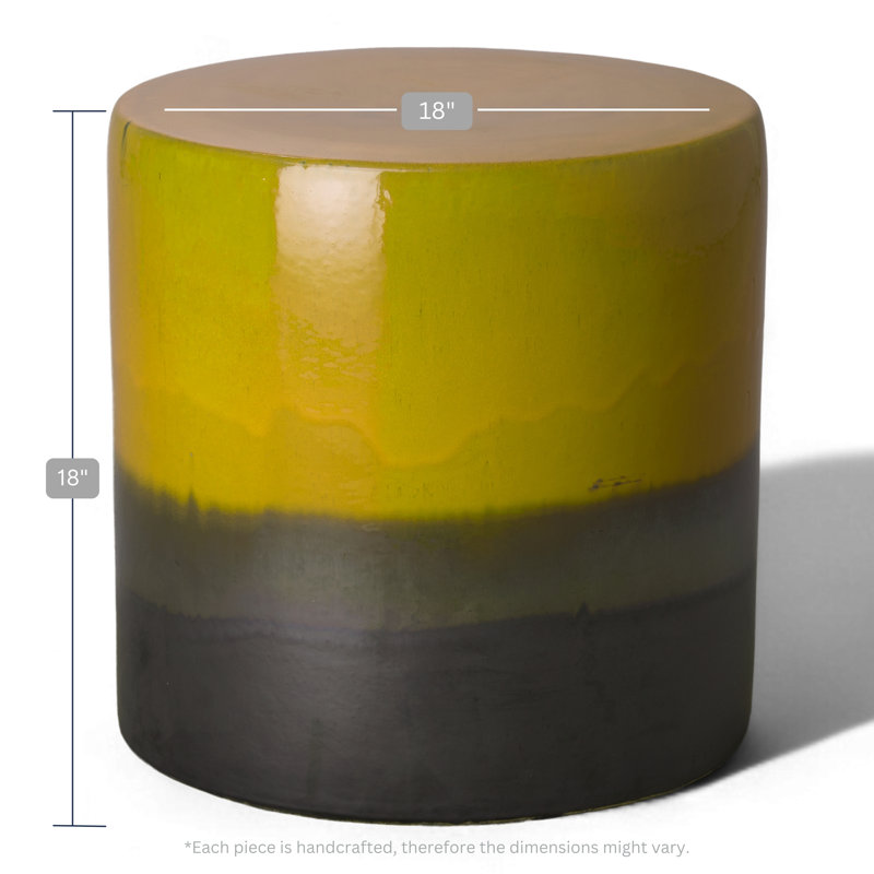 Garden Stool, Mustard Yellow