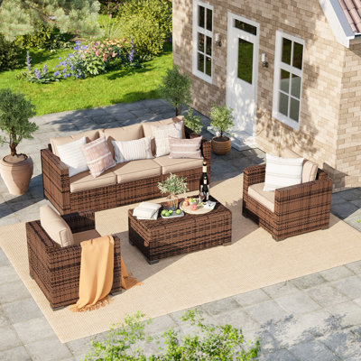 5-Person Seating Group With Storage