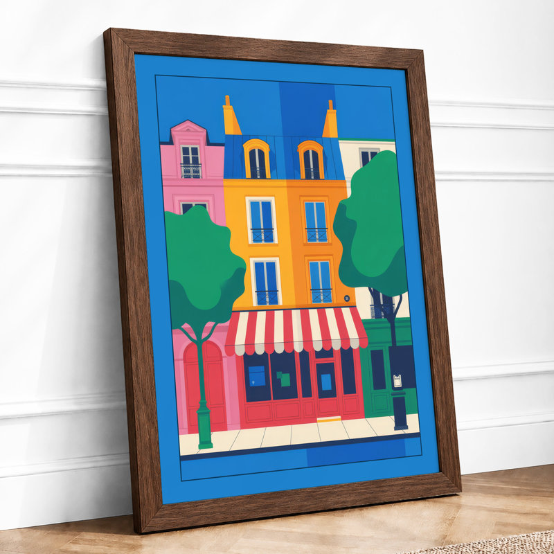 Urban Dreams Modern - Framed Print, A1 - 84.1 x 59.4 cm, Walnut