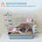 3-Tier Hamster Cage with Tunnels, Ramps & Complete Accessories