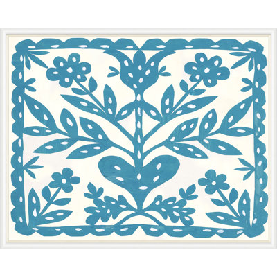 Blue Flower Print by Paule Marrot