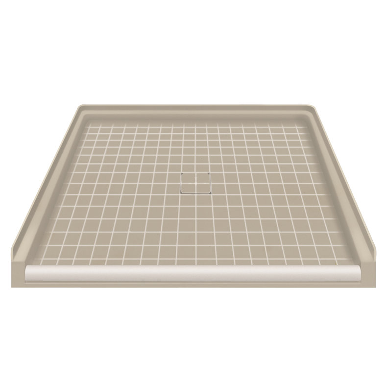 Base de douche 39,5" x 37,75" à simple seuil, Sable