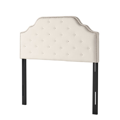 Grande et grande tête de lit, revêtement en tissu, bouton avec point de diamant moderniste, têtes de clou élégantes pour le tissu de la chambre à coucher, style hypnotisant