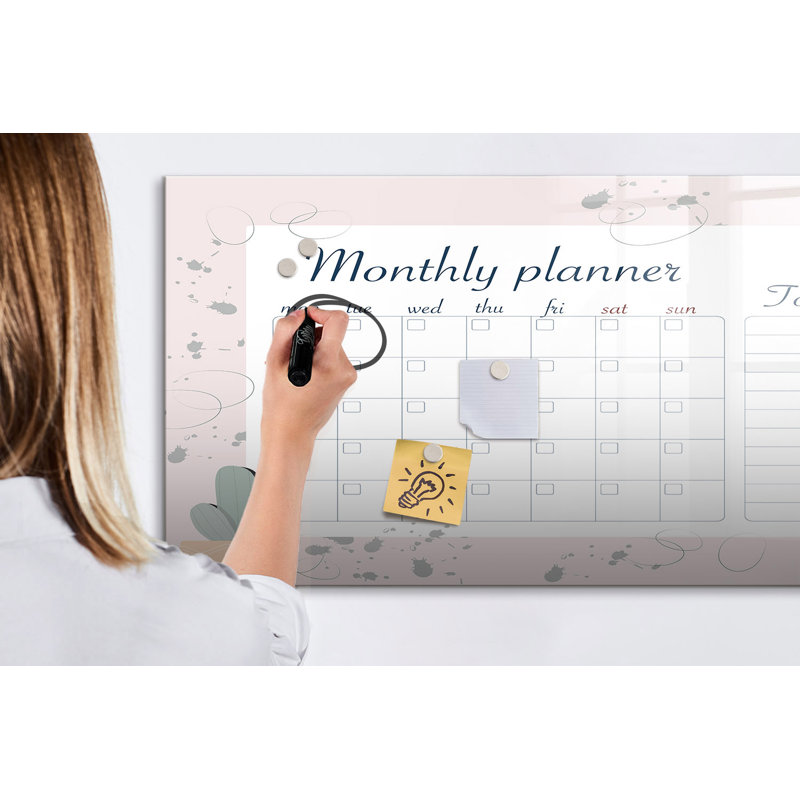 Magnetic Glass Dry Erase Board