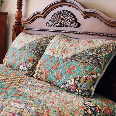 Cotton Patchwork Sham Set