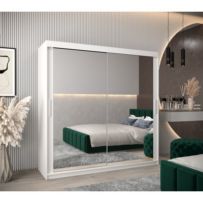Abdu 2 Door Manufactured Wood Wardrobe
