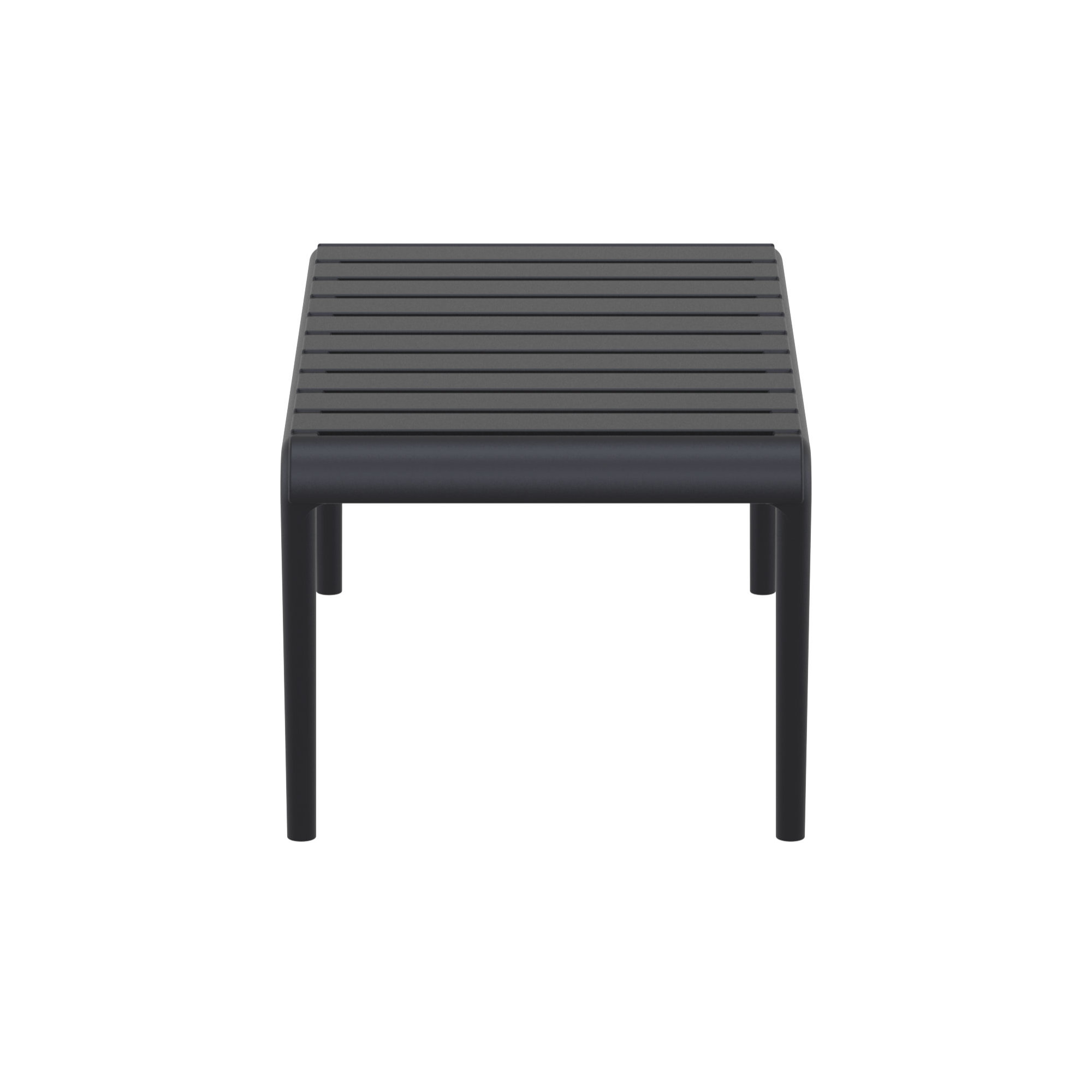 Paris 35'' Outdoor Coffee Table, Black