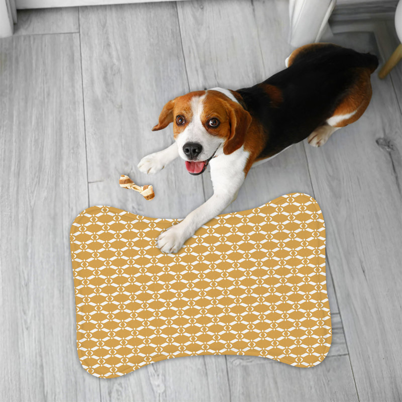 Retro Look Charm - 1 Piece Bone Shape Feeding Mat