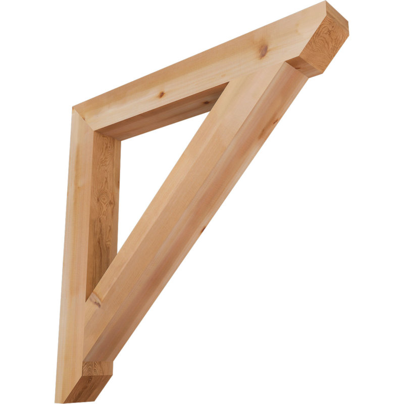 Support pour lattes l 5 5 po x P 48 po x H 48 po, cèdre rouge de l'Ouest, Cèdre rouge, H 48 po x l 5,5 po x P 48 po