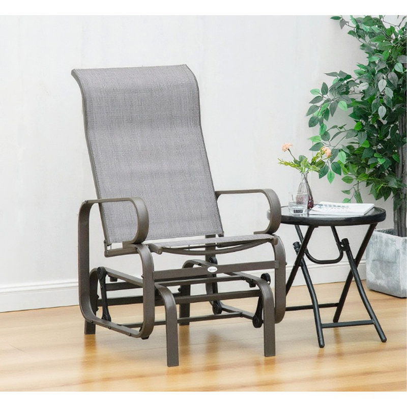 Gliding Chair Gliding Lounger Chair, Single Rocker