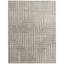 Tapis intérieur lavable gris Mazy avec envers antidérapant-1008849086