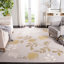 Tapis floral en laine et viscose touffeté à la main Candelo Soho-1150402224