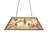 33" Long Whispering Pines Oblong Pendant