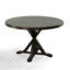 Table de salle à manger ronde rustique brun 48 po avec piédestal robuste en X-14932672